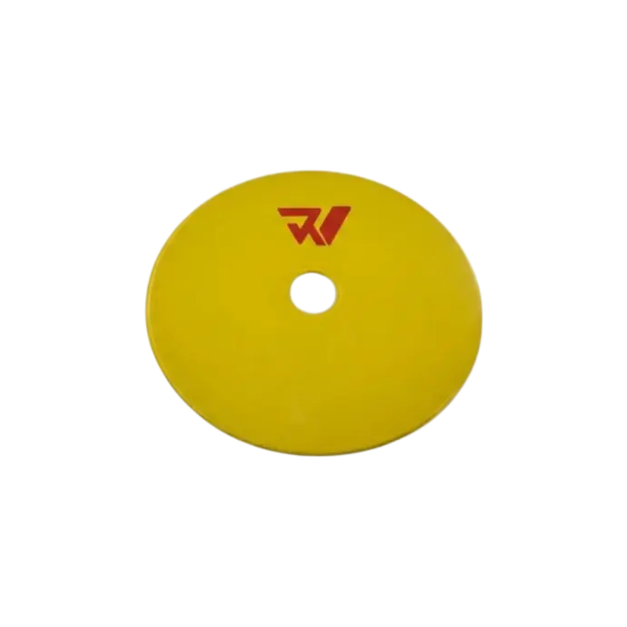 [DISCO001] DISCO DE MARCACION 19 CM Ø DE GOMA AMARILLO
